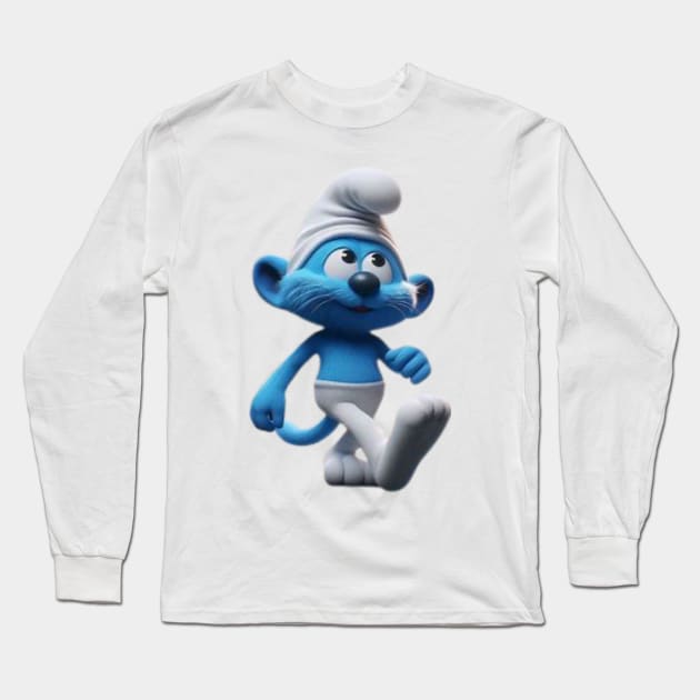 Smurf cat Long Sleeve T-Shirt by Fashionkiller1